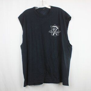 Sons Of Anarchy Samcro Black Sleeveless Graphic Shirt